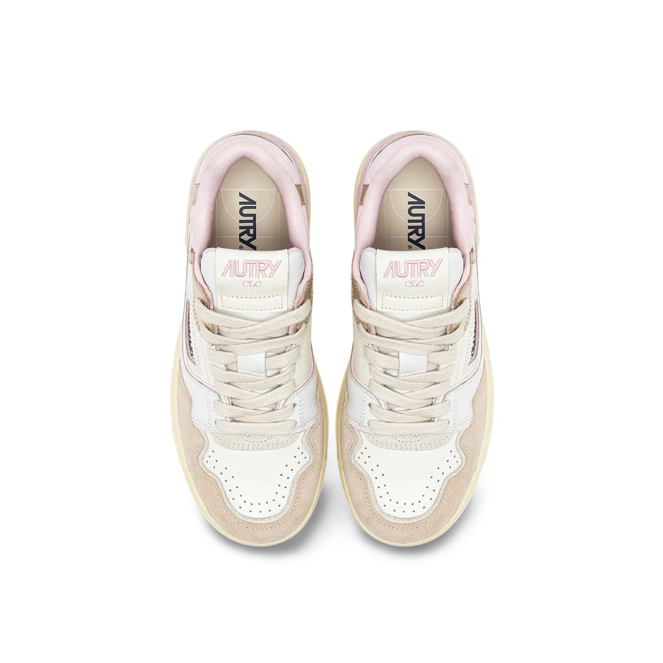 AUTRY Sneakers CLC LOW MM42 Rosa Beige
