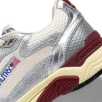 AUTRY Sneakers donna Hyperway Argento e Burgundy