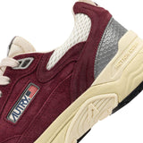 AUTRY Sneakers donna Hyperway Argento e Burgundy
