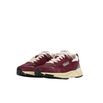 AUTRY Sneakers donna Hyperway Argento e Burgundy