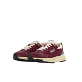 AUTRY Sneakers donna Hyperway Argento e Burgundy