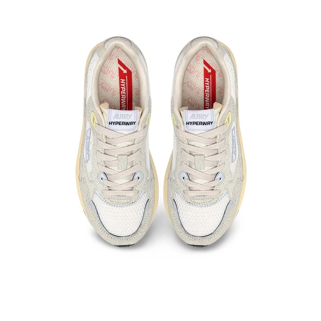 AUTRY Sneakers donna Hyperway HG02 Bianco e Argento