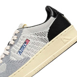 AUTRY Sneakers donna  Medalist Easyknit Low maglia Argento e Nero