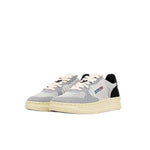 AUTRY Sneakers donna  Medalist Easyknit Low maglia Argento e Nero