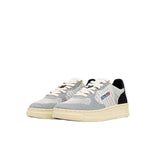 AUTRY Sneakers donna  Medalist Easyknit Low maglia Argento e Nero