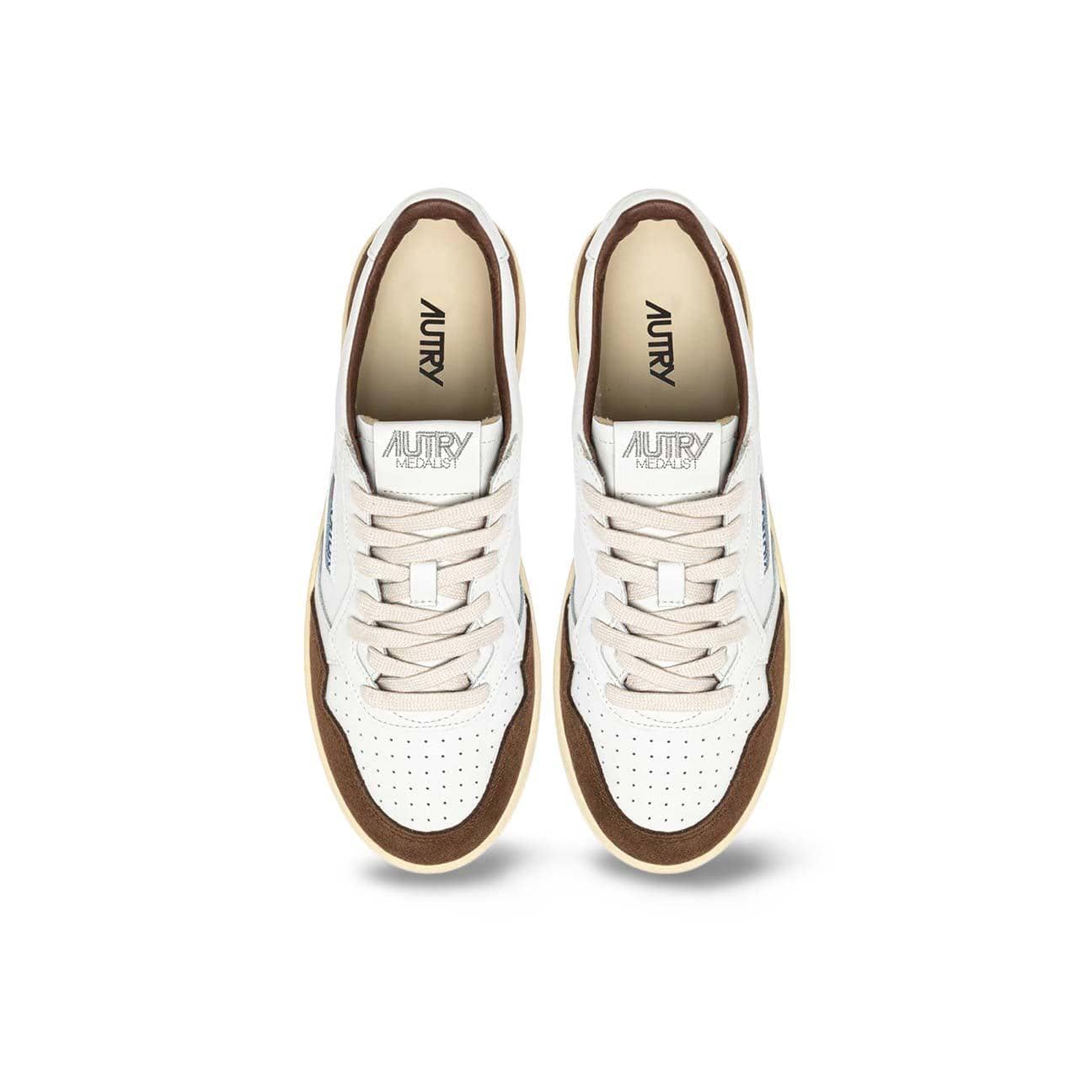 AUTRY Sneakers donna Medalist FT05 Bianco e Tundra