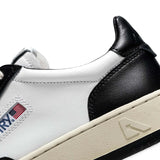 AUTRY Sneakers donna Medalist  Low bicolor Bianco e Nero