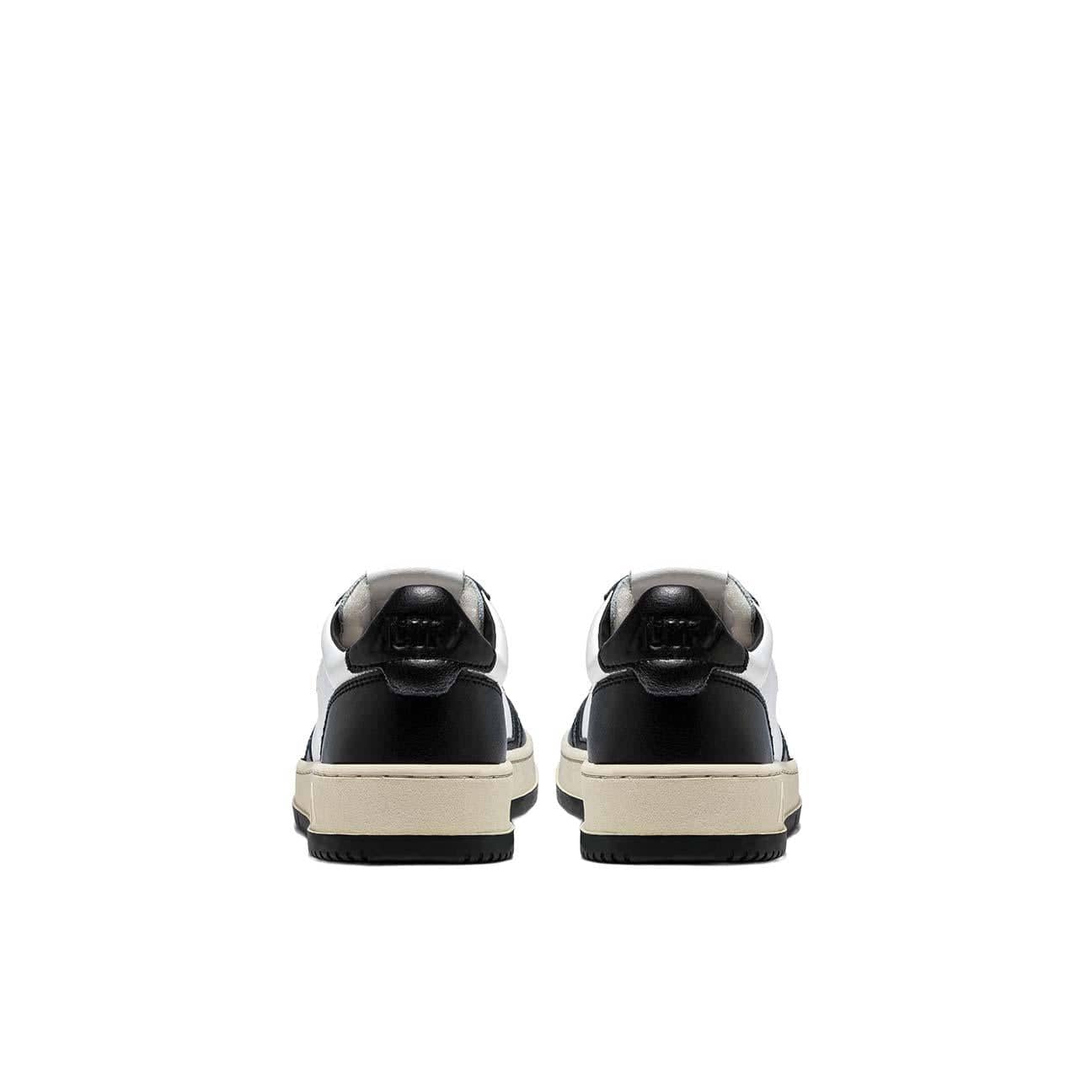 AUTRY Sneakers donna Medalist  Low bicolor Bianco e Nero