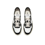 AUTRY Sneakers donna Medalist  Low bicolor Bianco e Nero