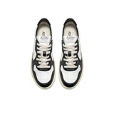 AUTRY Sneakers donna Medalist  Low bicolor Bianco e Nero