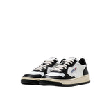 AUTRY Sneakers donna Medalist  Low bicolor Bianco e Nero
