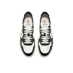 AUTRY Sneakers donna Medalist  Low bicolor Bianco e Nero