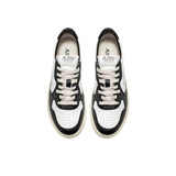 AUTRY Sneakers donna Medalist  Low bicolor Bianco e Nero