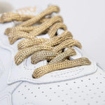 AUTRY Sneakers donna Medalist Low in pelle Bianco e Oro