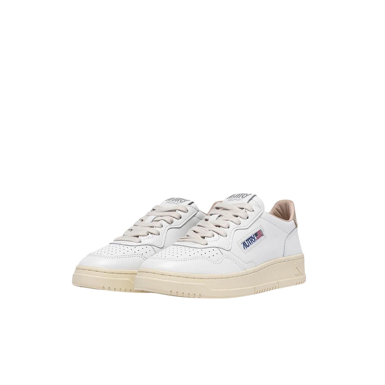 AUTRY Sneakers donna Medalist Low in pelle Bianco Foam