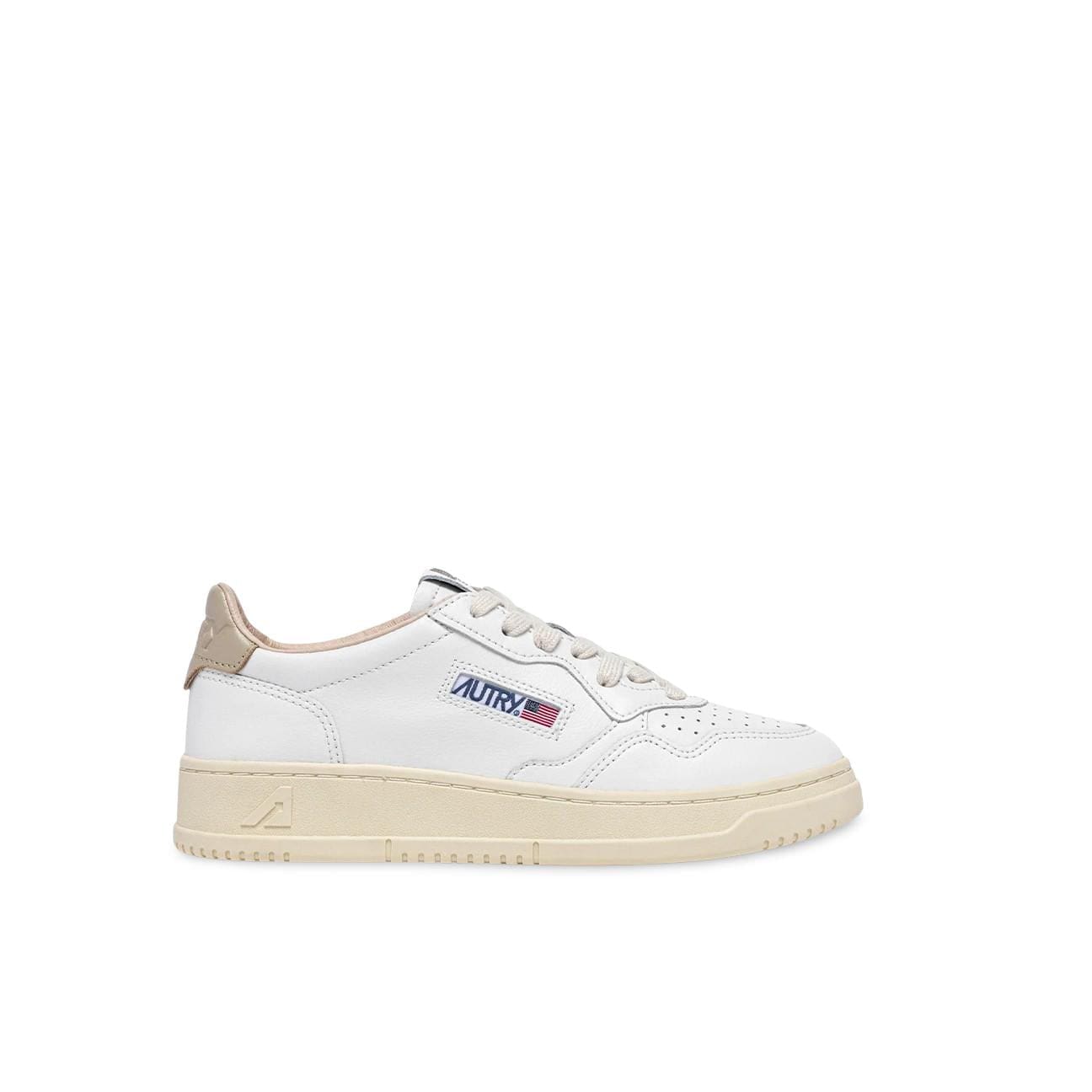 AUTRY Sneakers donna Medalist Low in pelle Bianco Foam