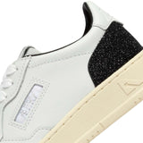 AUTRY Sneakers donna Medalist Low in pelle Stars Black