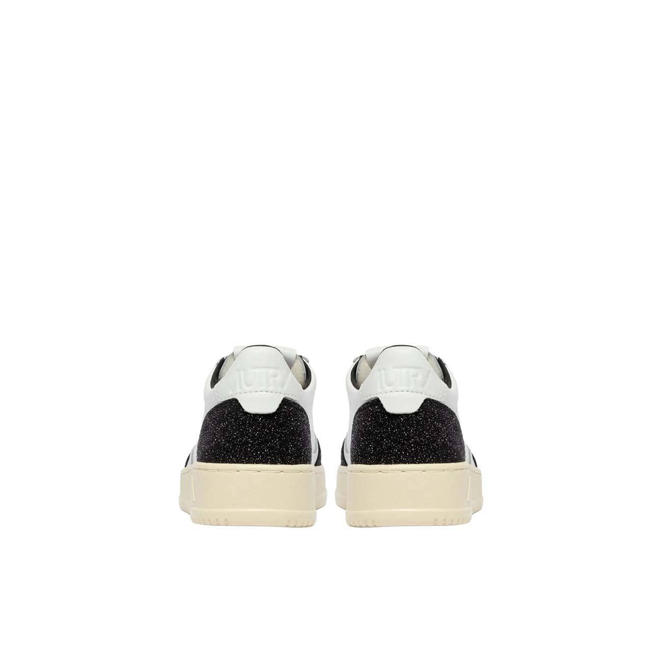AUTRY Sneakers donna Medalist Low in pelle Stars Black