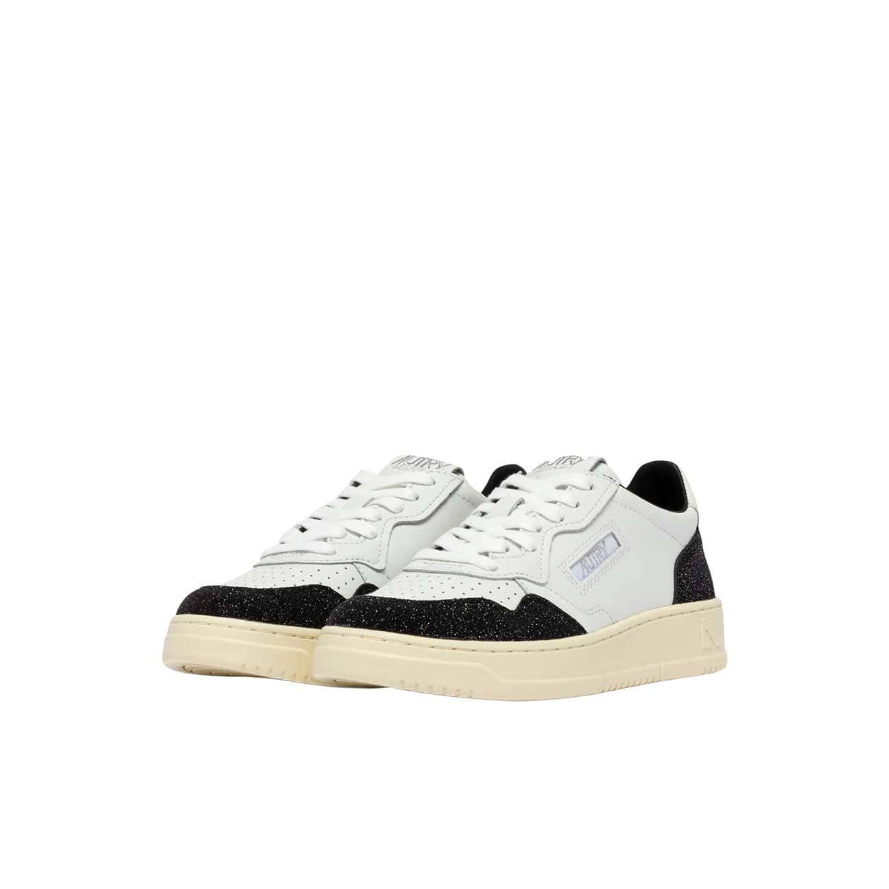 AUTRY Sneakers donna Medalist Low in pelle Stars Black