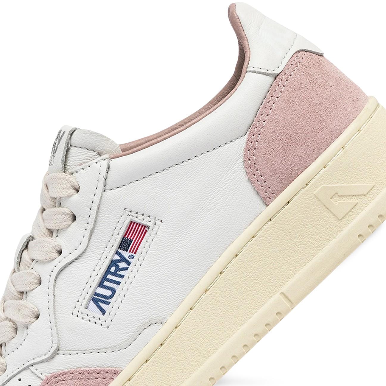 AUTRY Sneakers donna Medalist Low in pelle suede Rosa