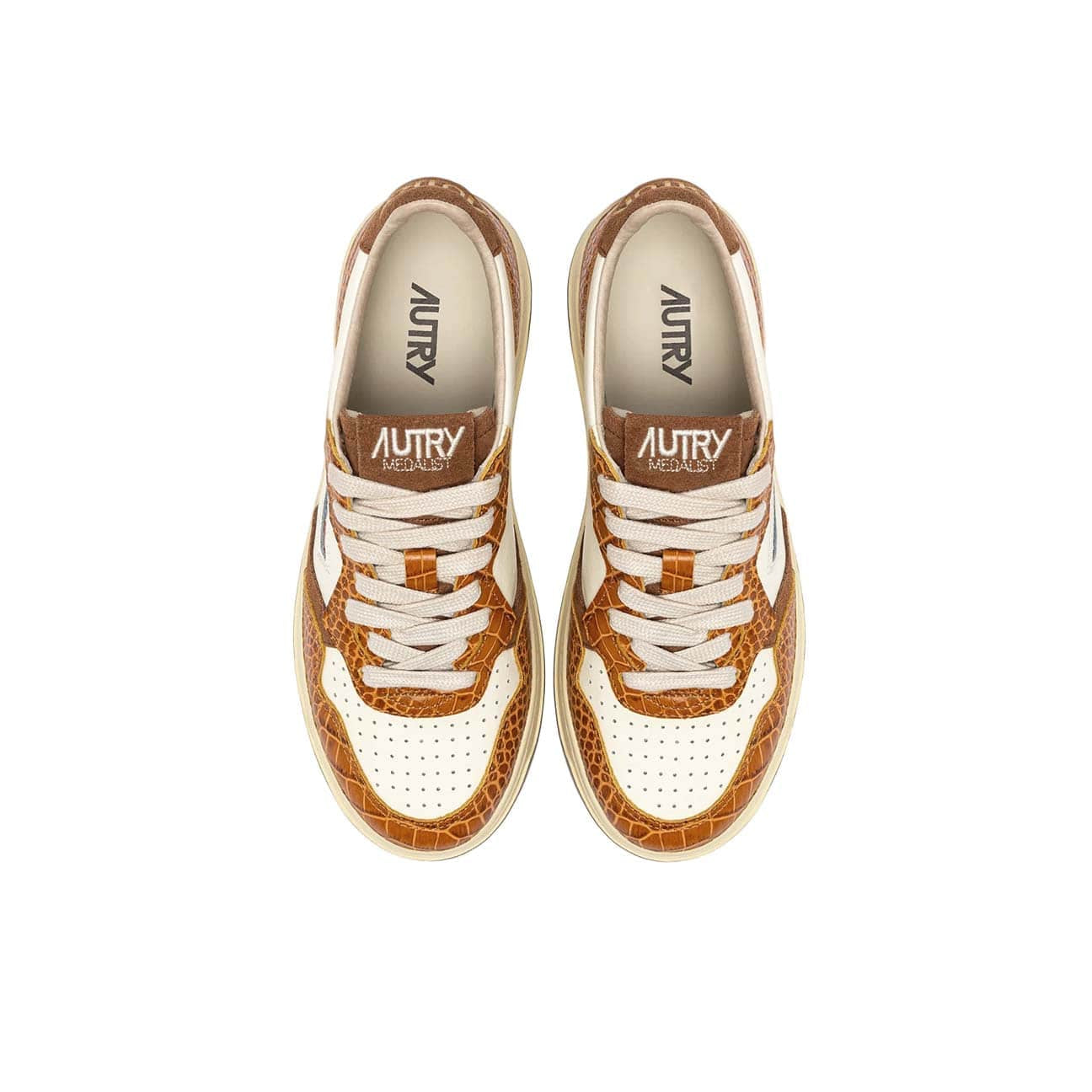 AUTRY Sneakers donna Medalist Low MarshmellowTabacco