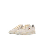 AUTRY Sneakers donna Medalist Low microstrass  Crystal Bianco