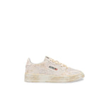 AUTRY Sneakers donna Medalist Low microstrass  Crystal Bianco