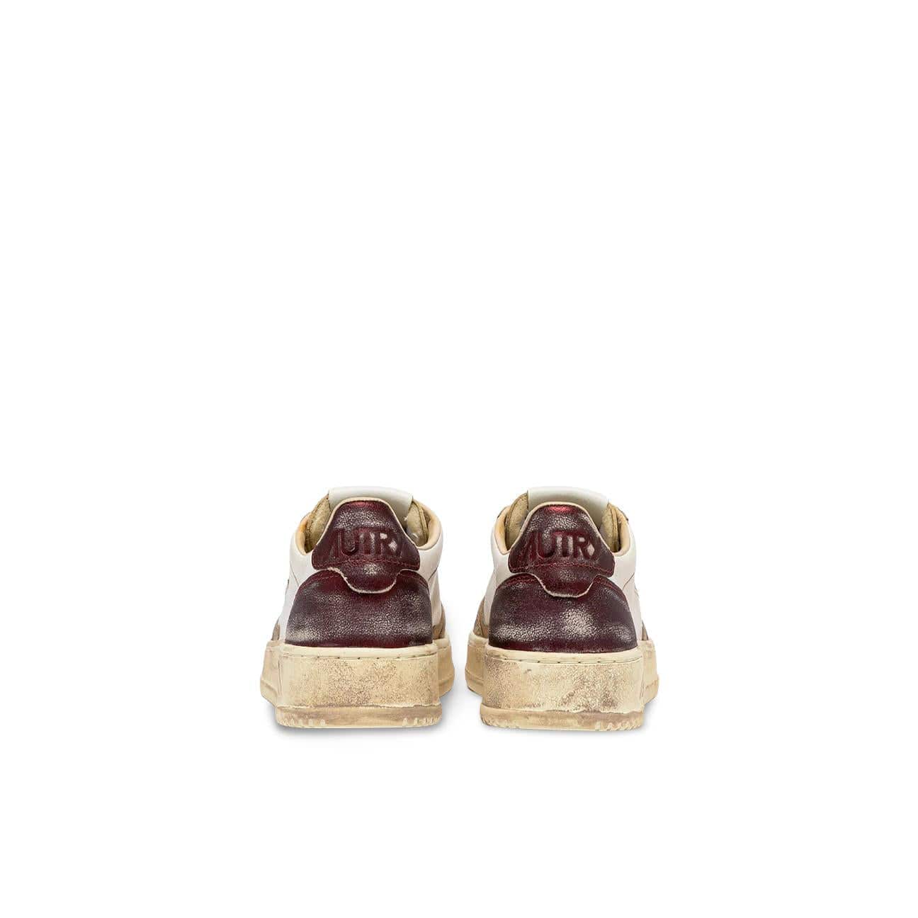 AUTRY Sneakers donna Medalist Low Super Vintage Rosso Oro