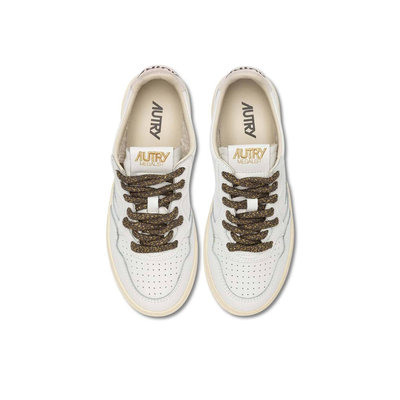 AUTRY Sneakers donna Medalist Low SW05 Lurex Choco