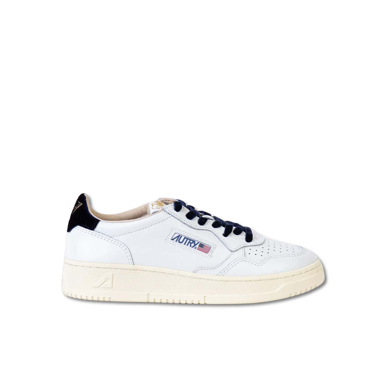 AUTRY Sneakers donna Medalist Low VZ02 Bianco e Blue