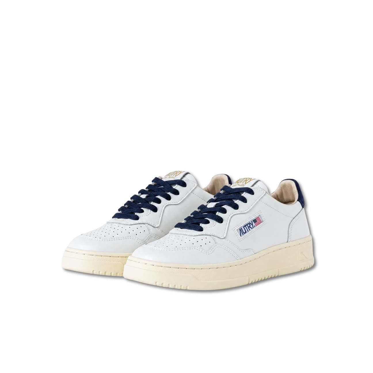 AUTRY Sneakers donna Medalist Low VZ02 Bianco e Blue
