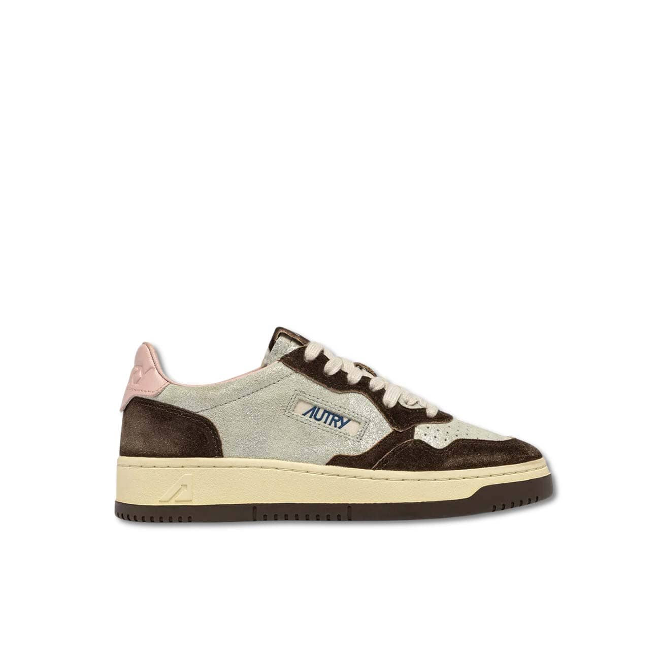 AUTRY Sneakers donna Medalist Low YB02 Argento SIgar