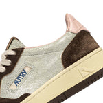 AUTRY Sneakers donna Medalist Low YB02 Argento SIgar