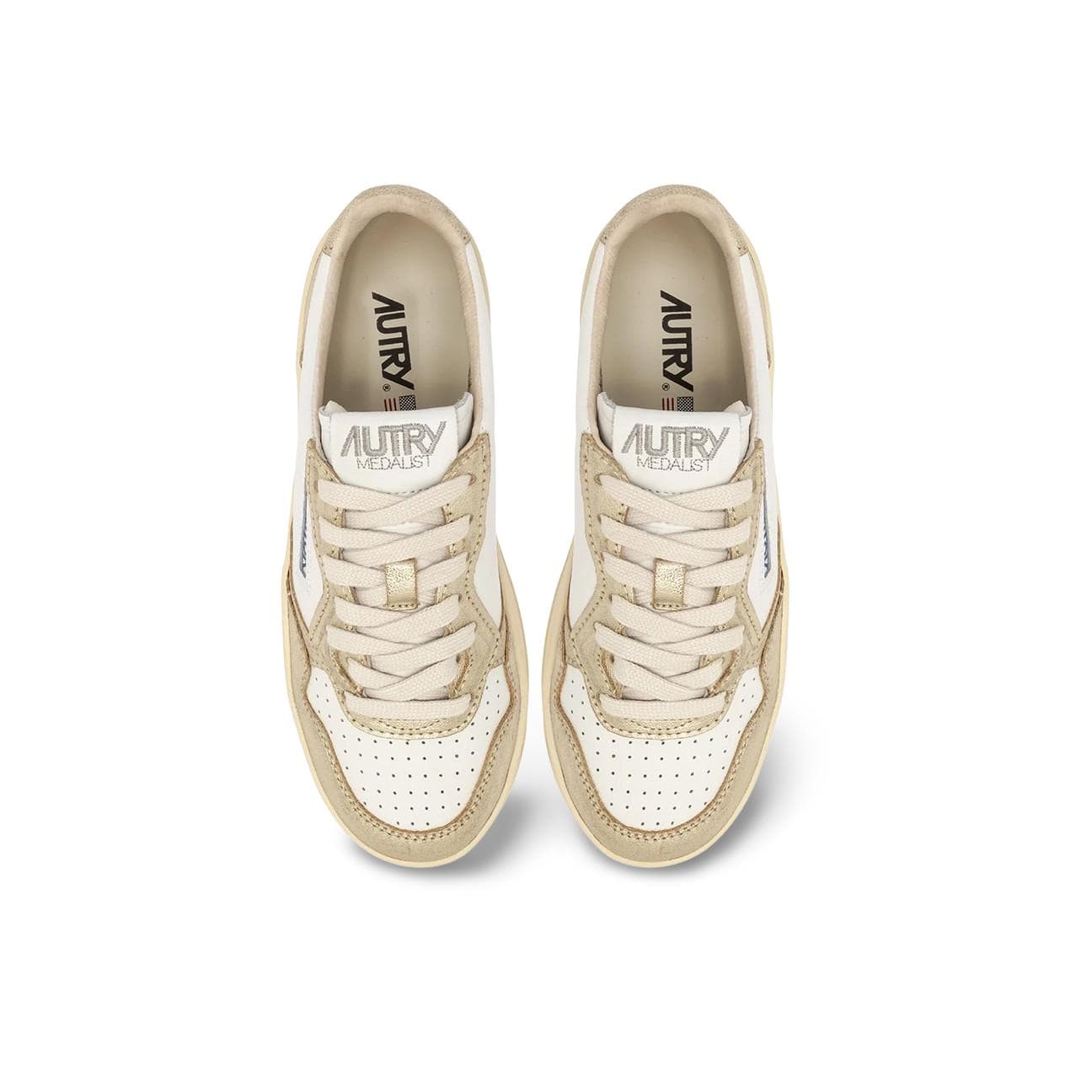 AUTRY Sneakers donna Medalist Platform WB16 Platino