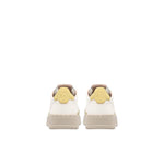 AUTRY Sneakers donna Medalista Low in pelle Lemon e Silk