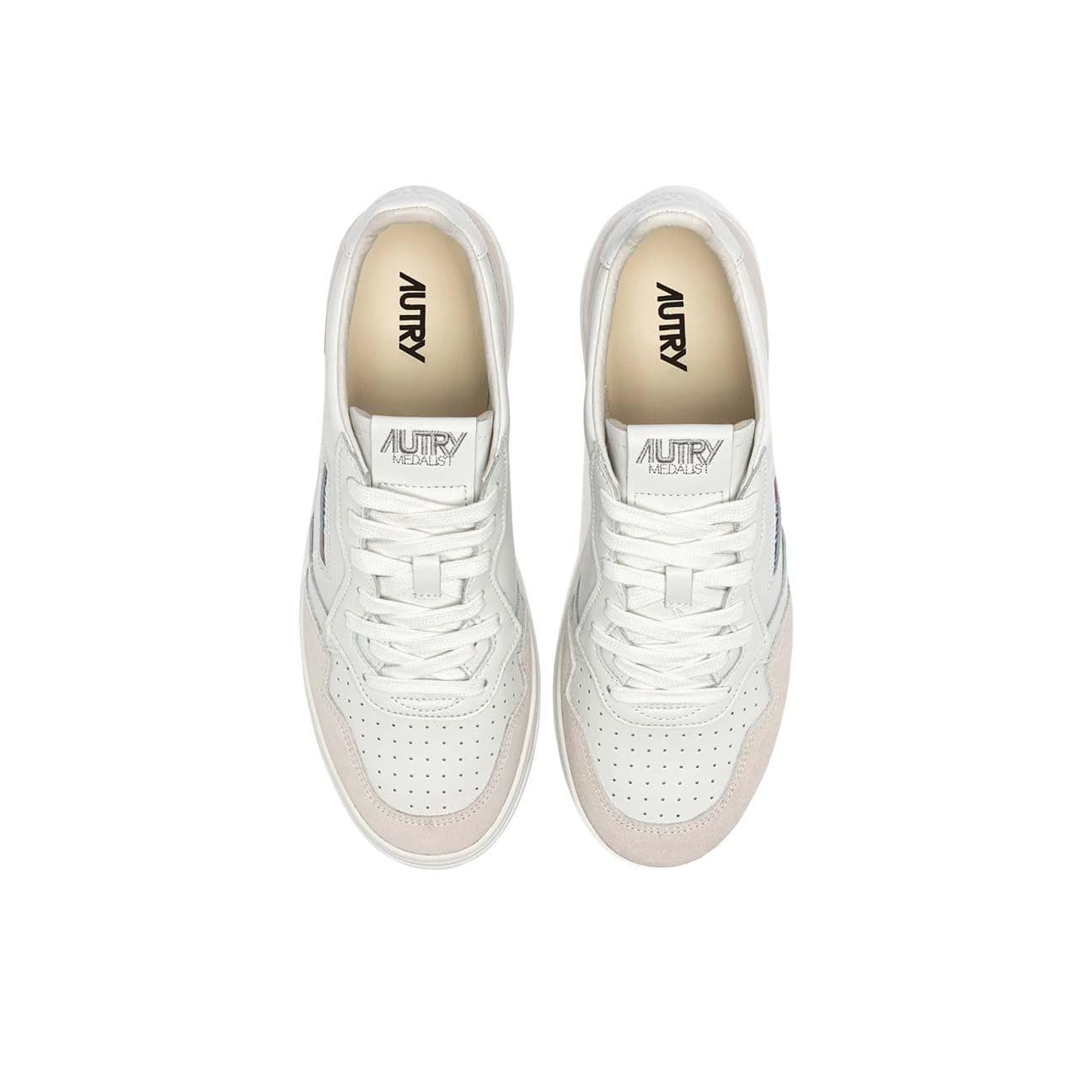 AUTRY Sneakers donna Medalista Low NS30 Bianco