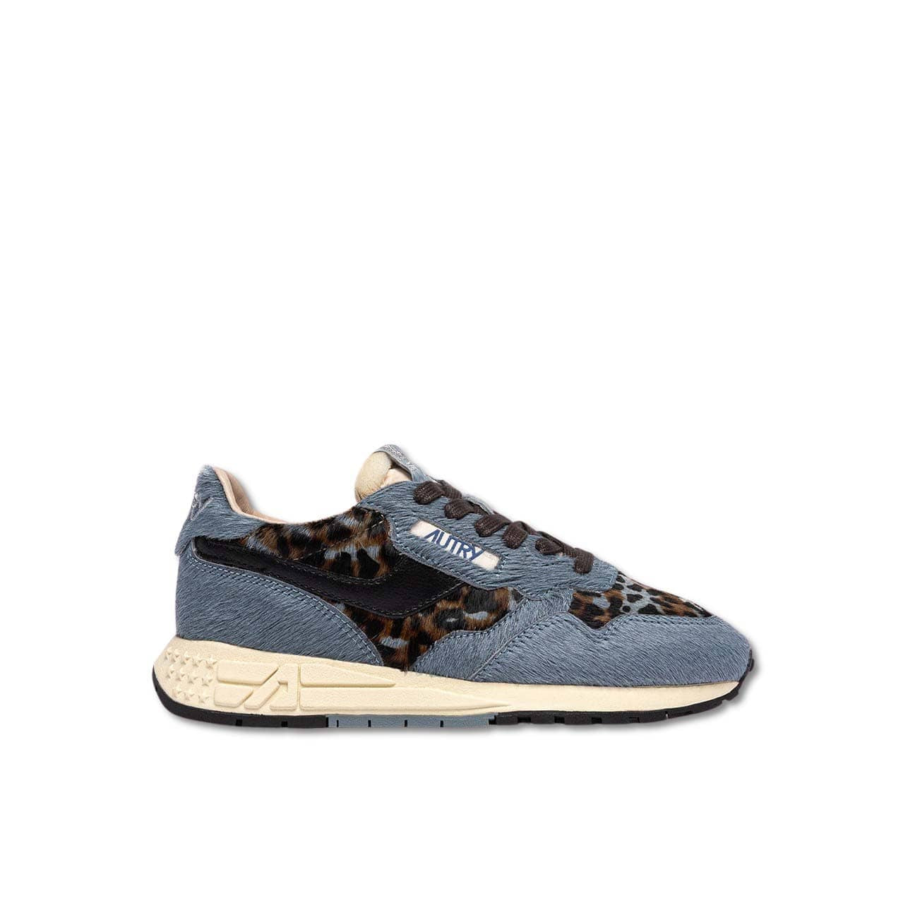 AUTRY Sneakers donna Reelwind in cavallino OG02 Blue Gray