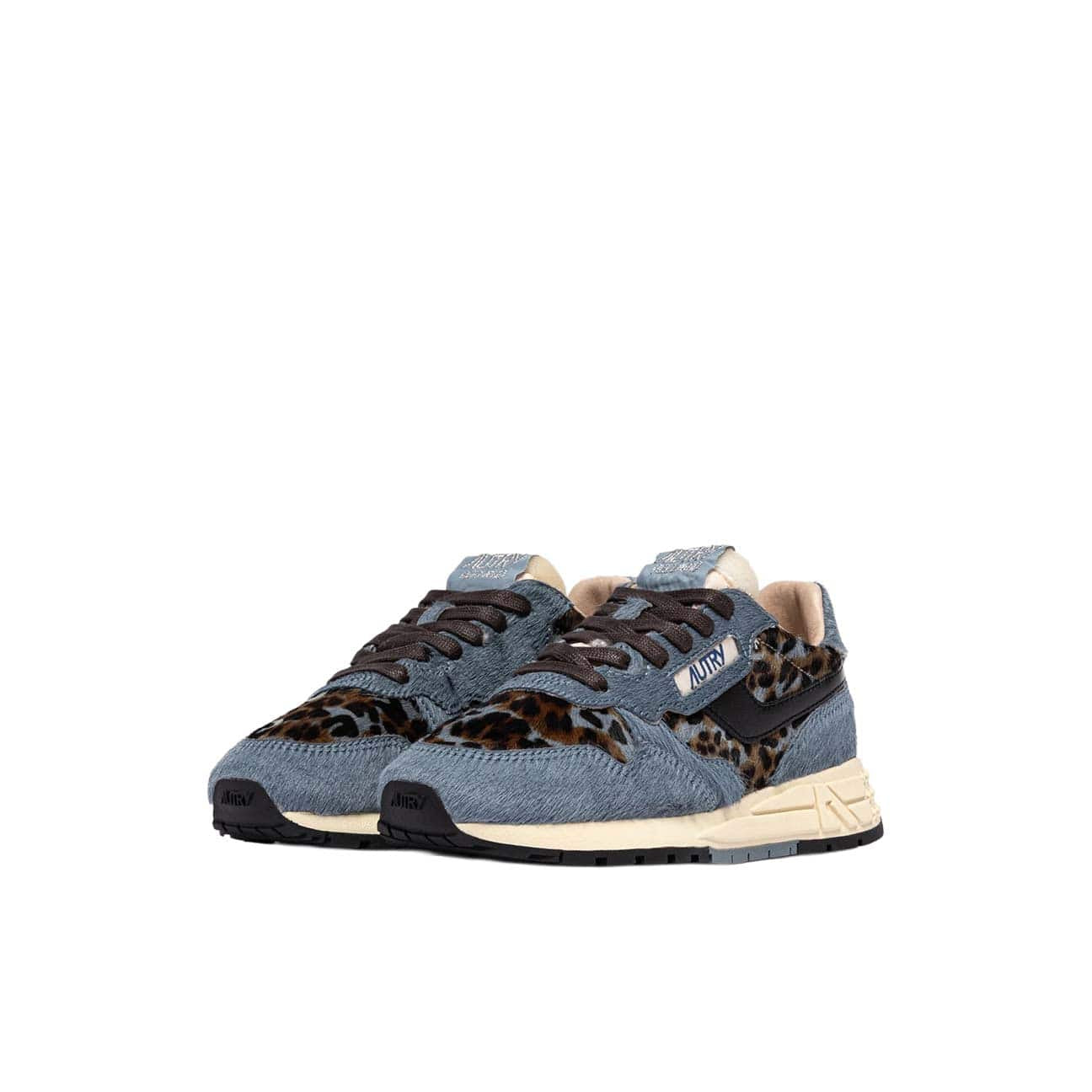 AUTRY Sneakers donna Reelwind in cavallino OG02 Blue Gray