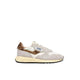 AUTRY Sneakers donna Reelwind Low Bianco e Leopardo