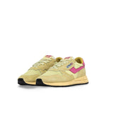 AUTRY Sneakers donna Reelwind Low Giallo e Rosa