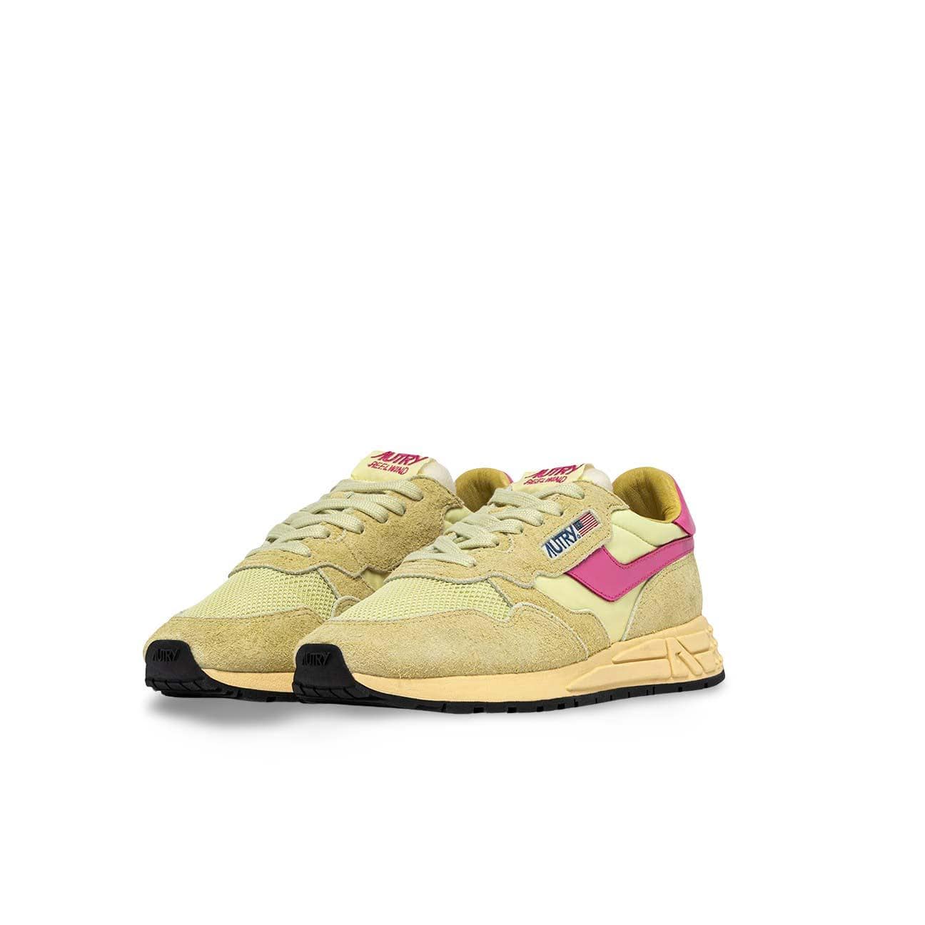 AUTRY Sneakers donna Reelwind Low Giallo e Rosa