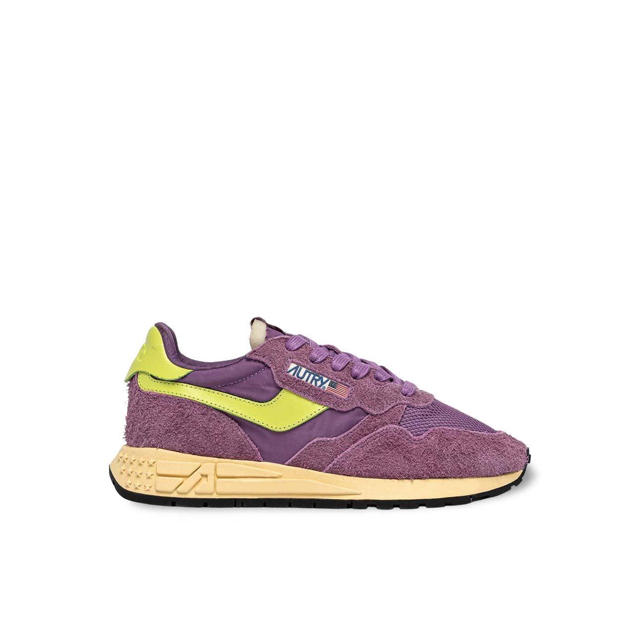AUTRY Sneakers donna Reelwind Low Lilla e Giallo