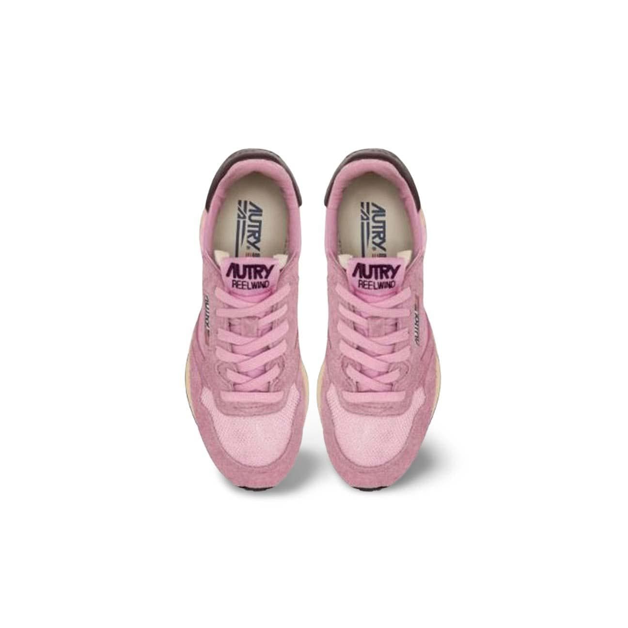 AUTRY Sneakers donna Reelwind Low Rosa e Marrone