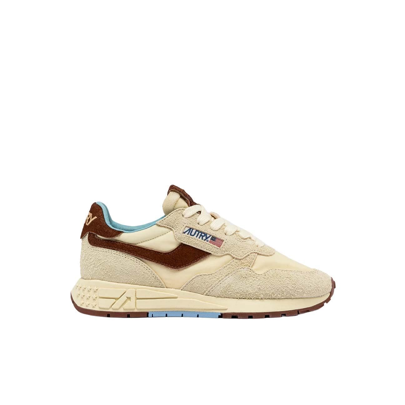 AUTRY Sneakers donna Reelwind Low UP01 marrone e Nut