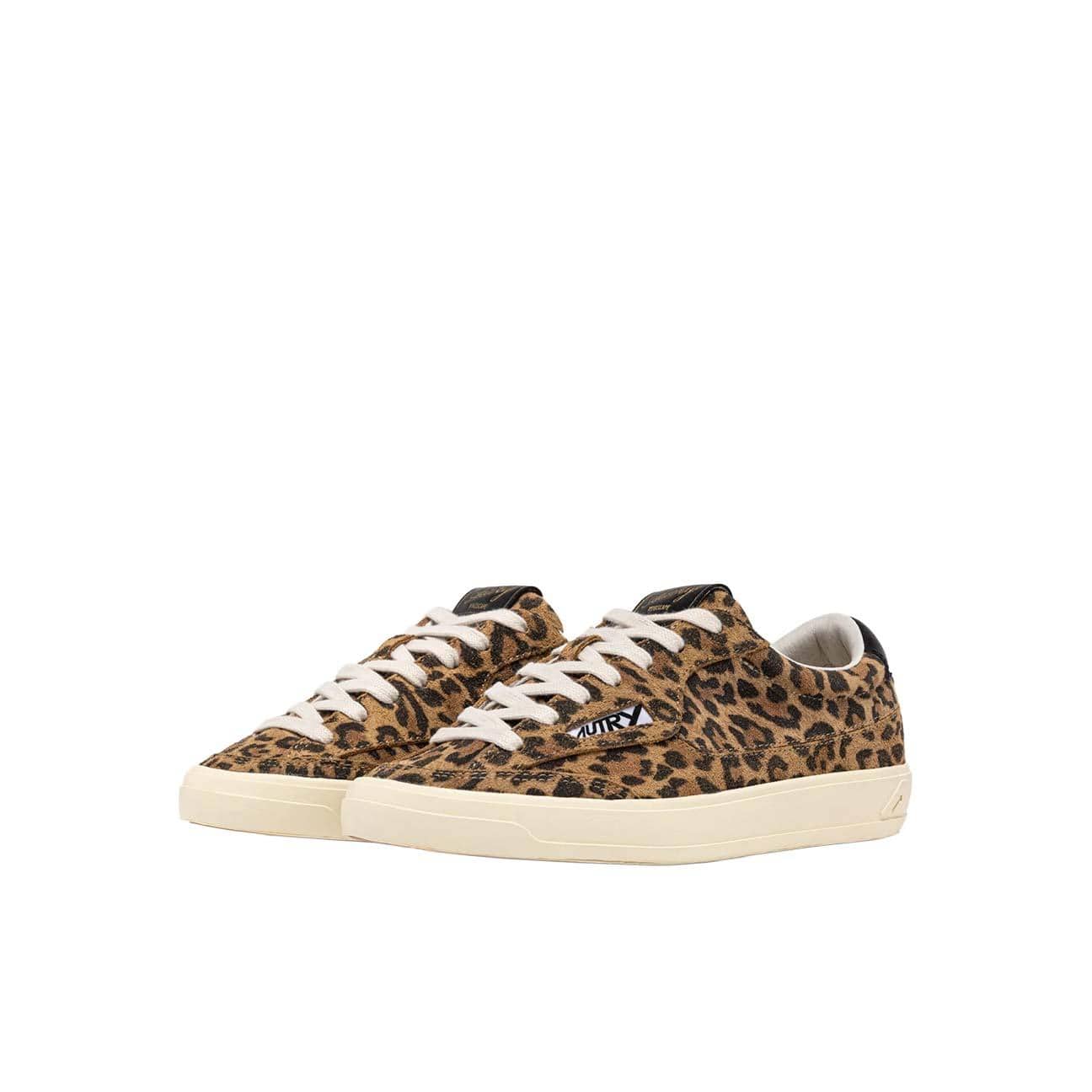 AUTRY Sneakers donna Windscape Low in suede Leo Print