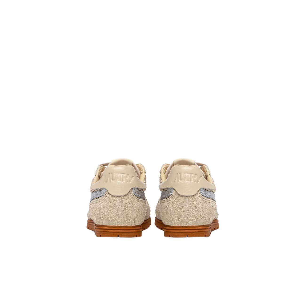 AUTRY Sneakers donna Windspin Ecrù Argento