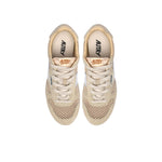 AUTRY Sneakers donna Windspin Ecrù Argento