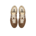 AUTRY Sneakers donna Windspin insuede Leopard e Platino