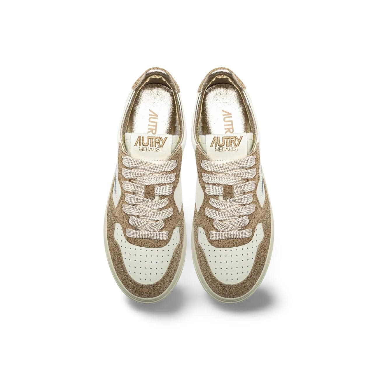 AUTRY Sneakers  Medalist Low  Marshmallow e Glitter Sand