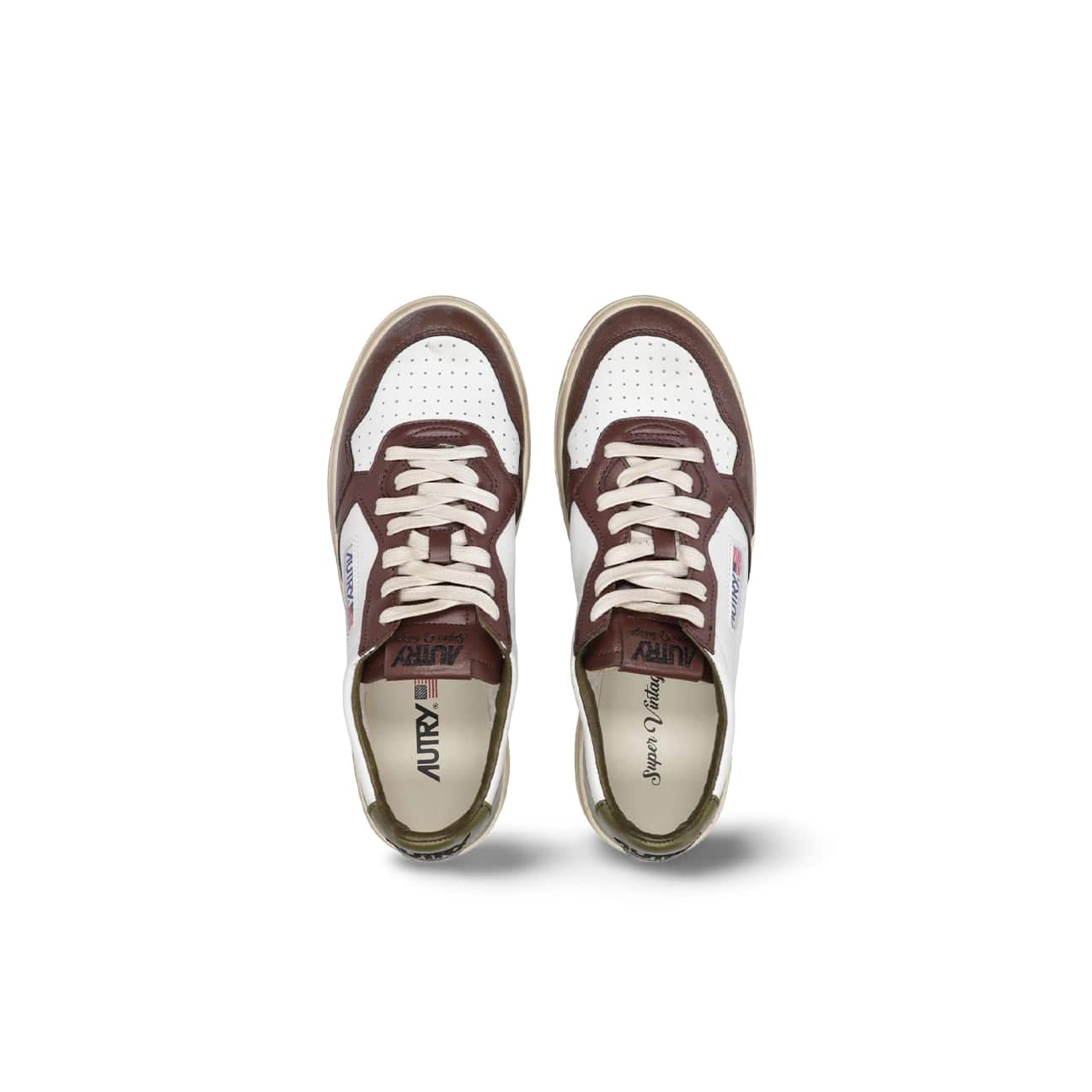 AUTRY Sneakers Medalist Low SV VL03 Verde e Marrone